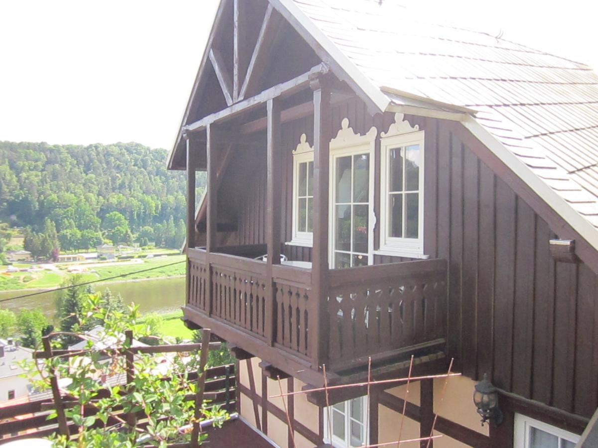 Wehlener Landhaus In Stadt Wehlen, Saechsische Schweiz Kültér fotó